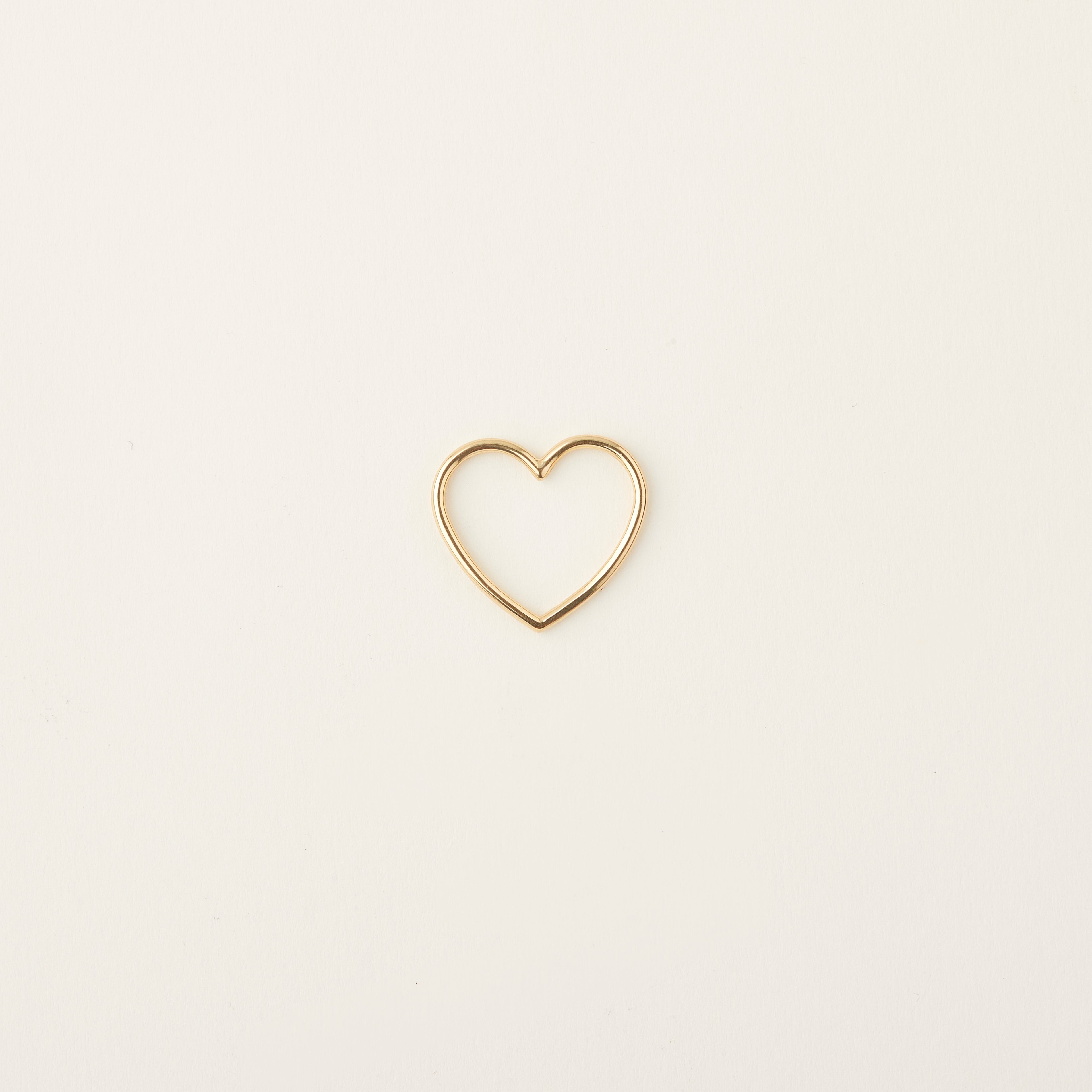 BIG HEART GOLD CHARM