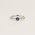 ROUND SAPPHIRE RING