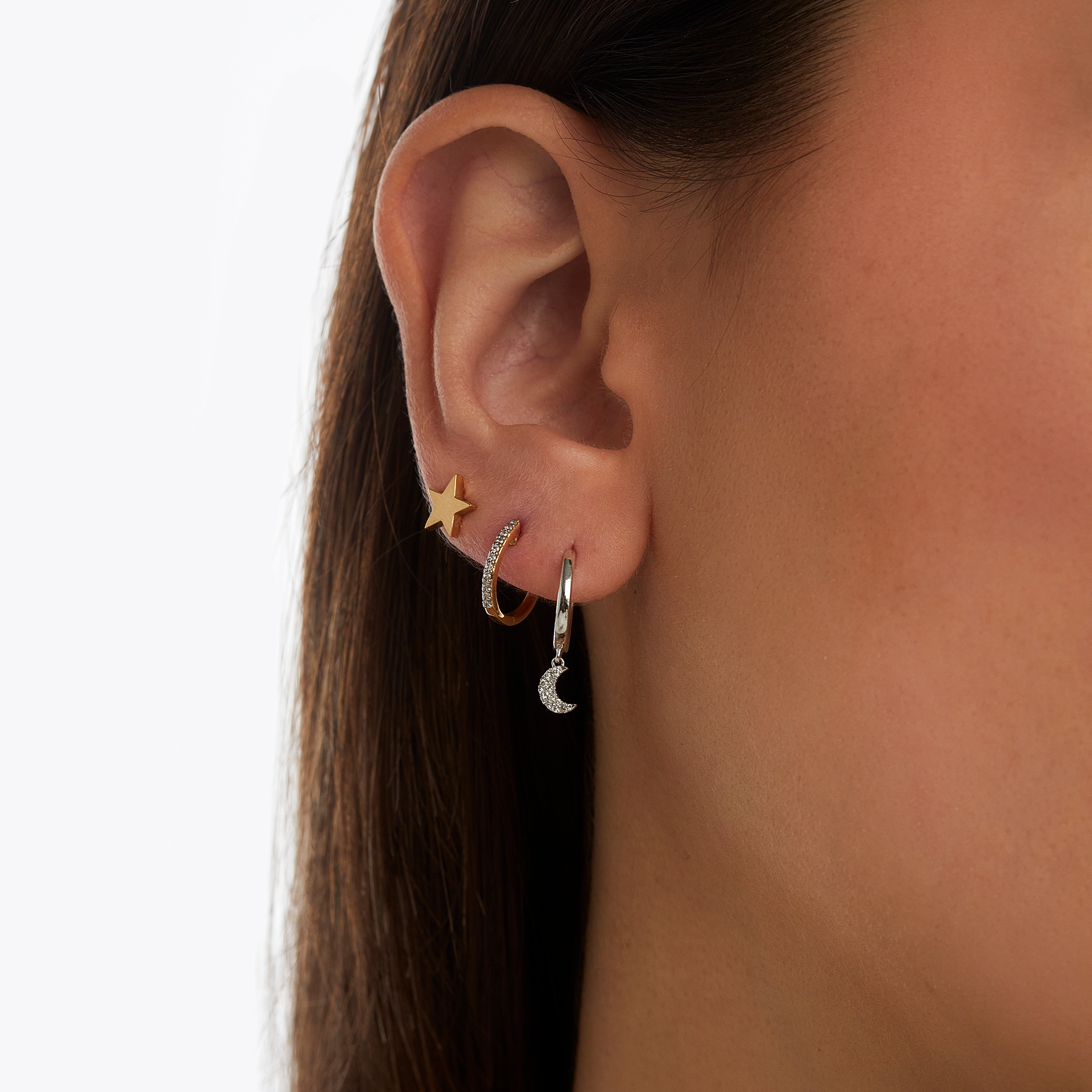 MOON HUGGIE HOOPS