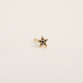 MINI BLACK STAR STUDS