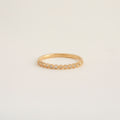 MILGRAIN HALF ETERNITY RING