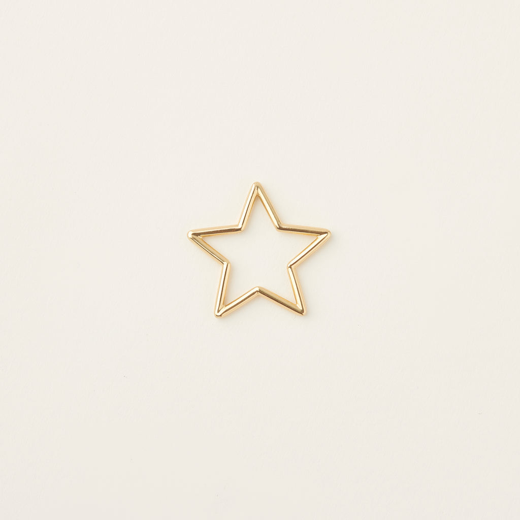 BIG STAR GOLD CHARM