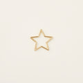 BIG STAR GOLD CHARM
