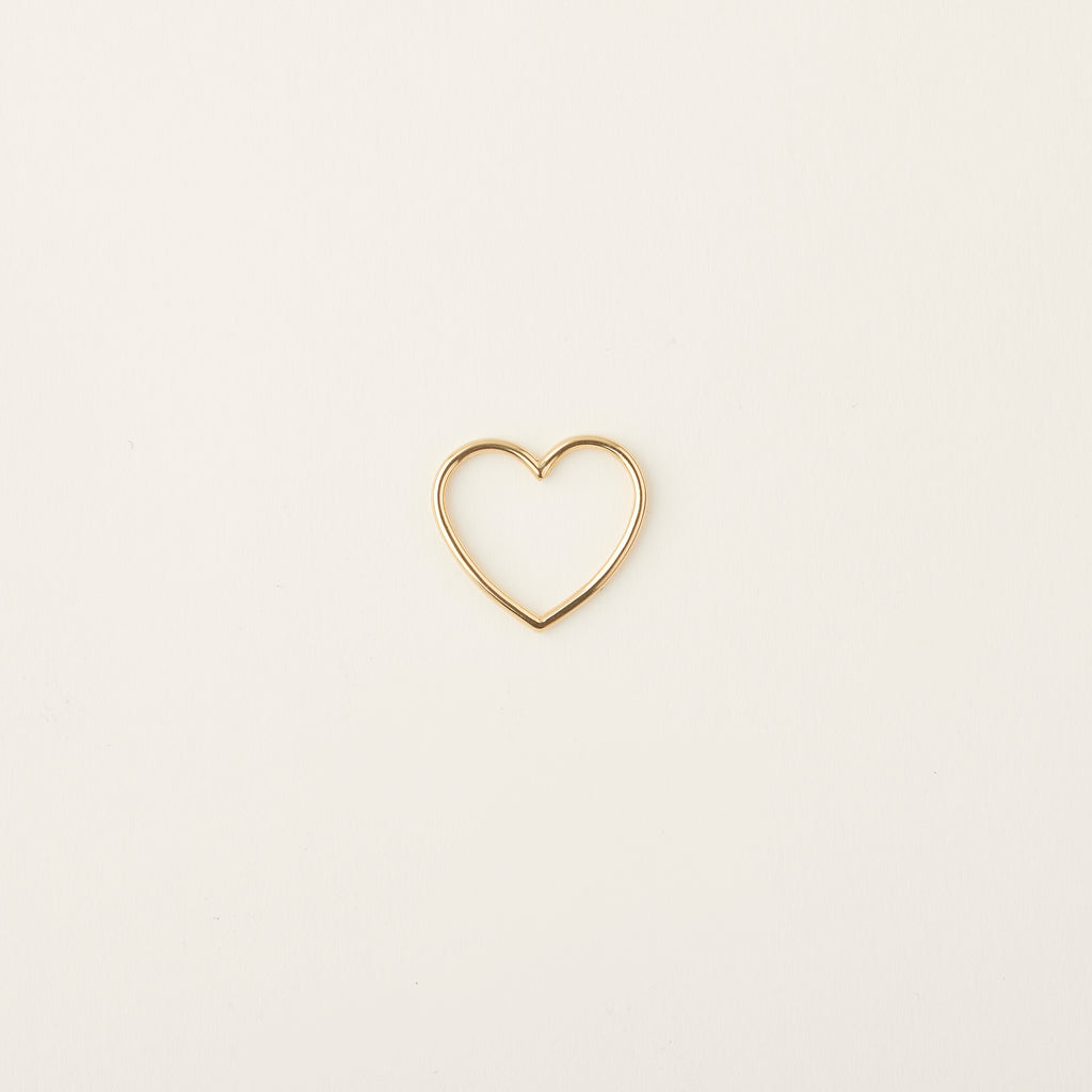 BIG HEART GOLD CHARM