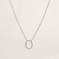 OVAL DIAMONT NECKLACE