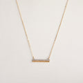 DIAMONT BAR AND BALLS NECKLACE