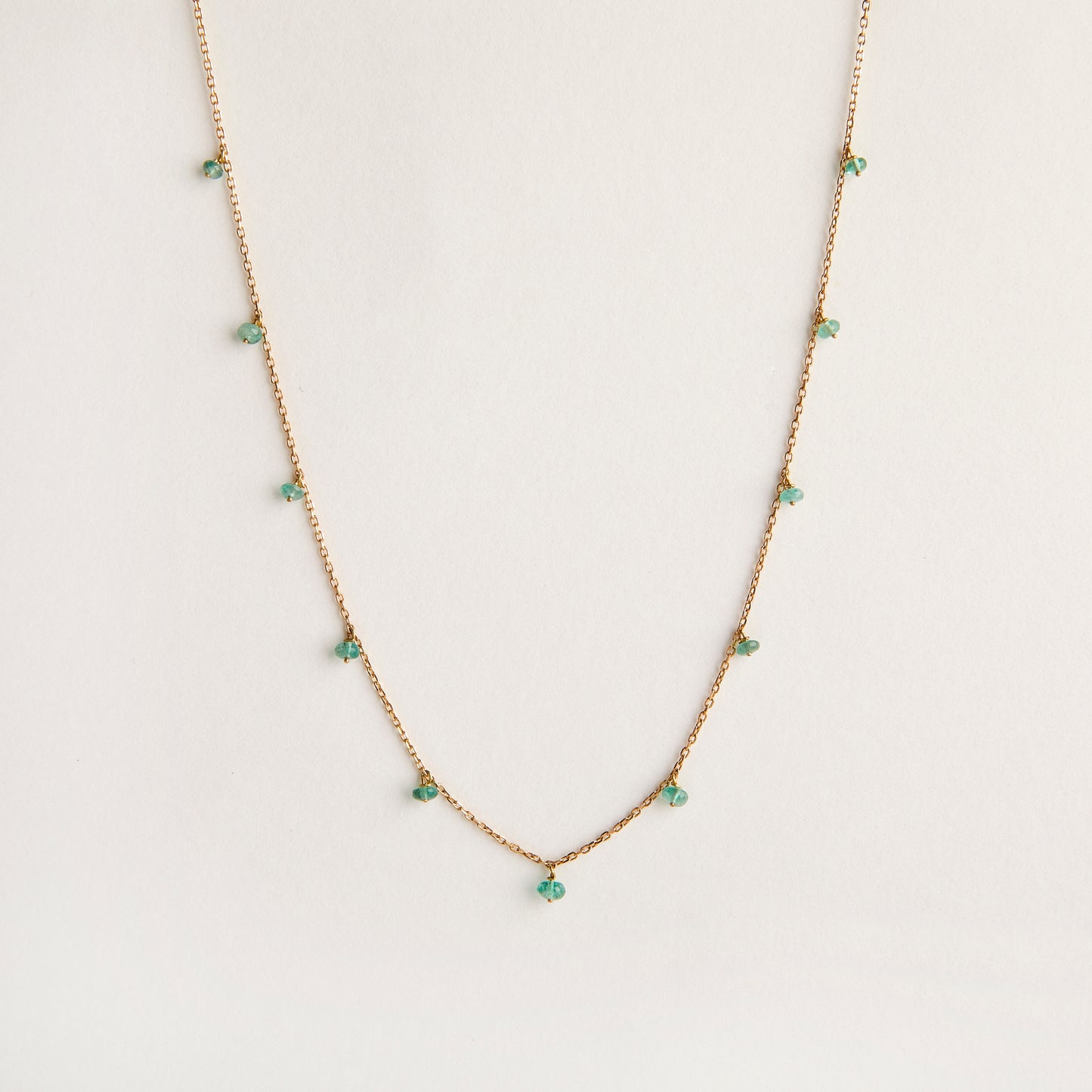 ROUGH EMERALD NECKLACE