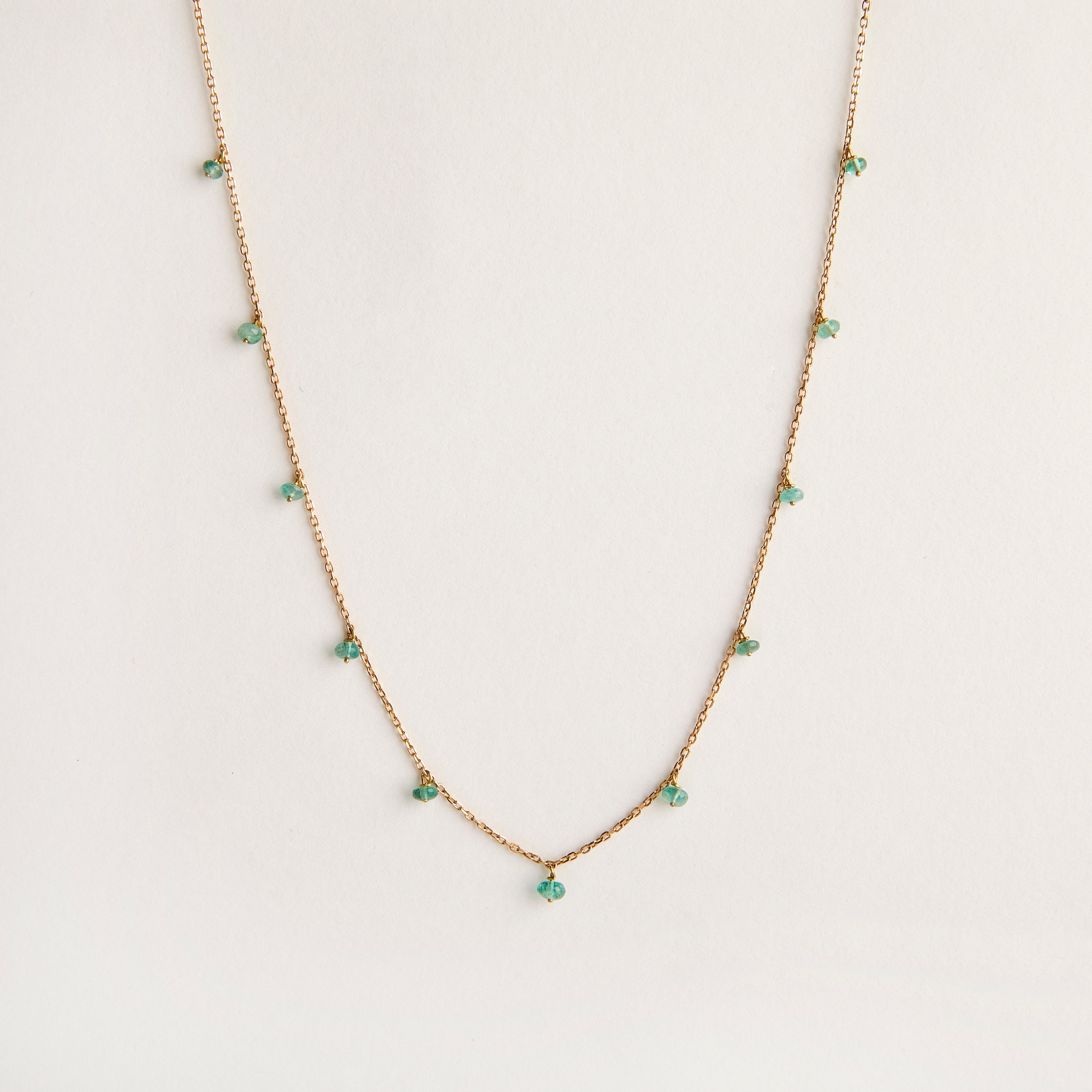 ROUGH EMERALD NECKLACE